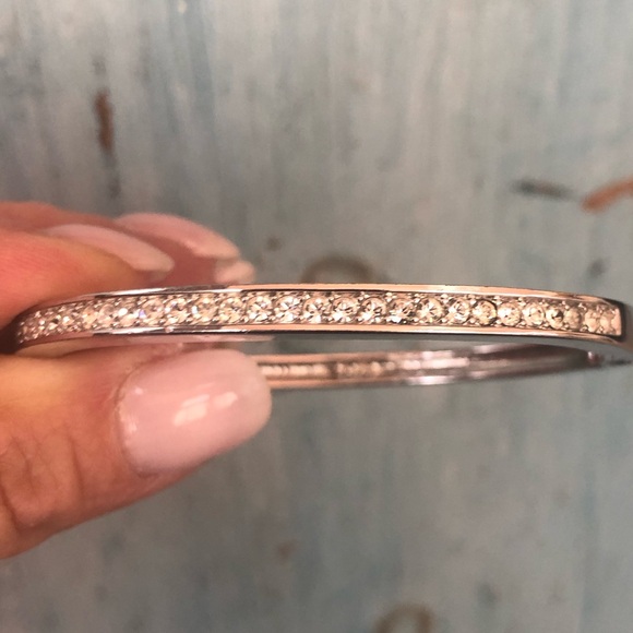 Swarovski sterling silver hinged bracelet loaded with Swarovski crystals - Picture 10 of 10